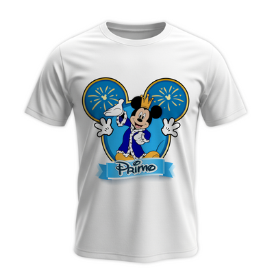 Playera | Blanca | Cumpleaños Micky | Primo