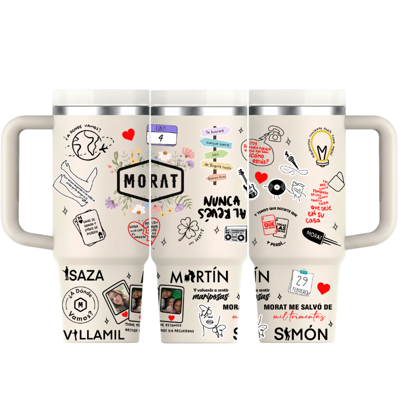 Vasos Térmico 1300ml | Beige | Morat | Lo mejor de Morat | figuritas 2