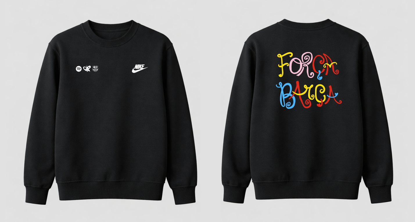 Sueter| Negro| FCB x Olivia Rodrigo