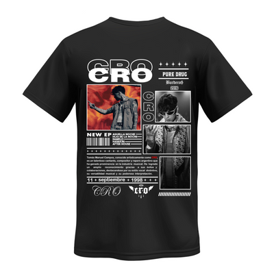 Playera | Negra Over | Cro | Pure Drugs | New Ep