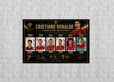 Cuadro Metálico Personalizado | Mundialista 2026| CR7