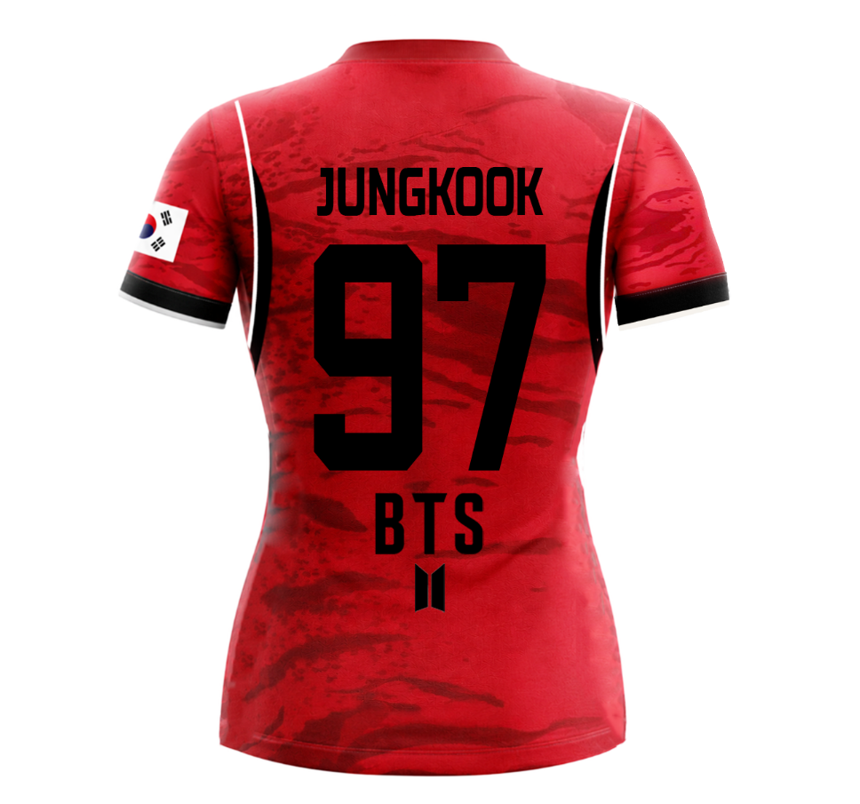 Uniforme Deportivo | Camisola Full Sublimación | Corea del Sur (KFA) | BTS | JUNGKOOK