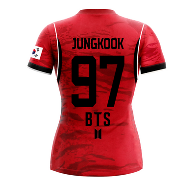 Uniforme Deportivo | Camisola Full Sublimación | Corea del Sur (KFA) | BTS | JUNGKOOK
