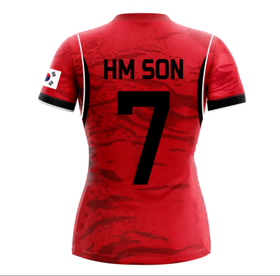 Uniforme Deportivo | Camisola Full Sublimación | Corea del Sur (KFA) | HM SON