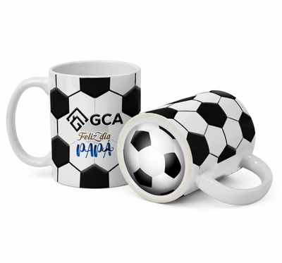 Taza Personalizada| efectos 3D | Día del padre| GCA | Patrón Pelota