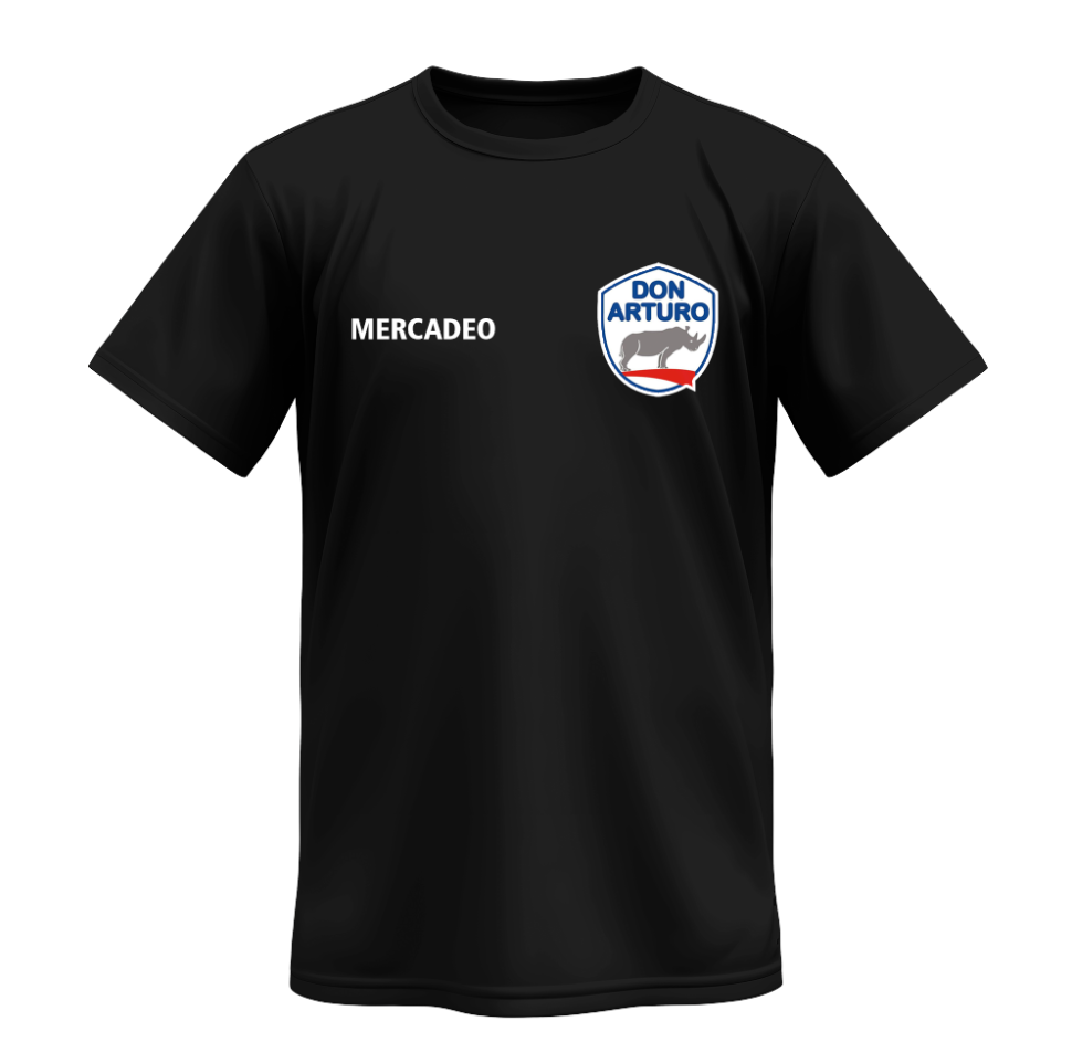 Playera | Negra | Don Arturo | Mercadeo