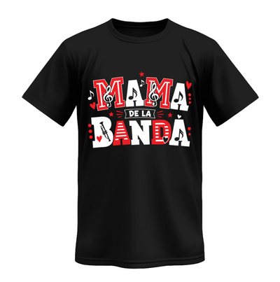Playera | Negra | mamá de la banda