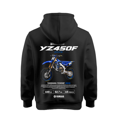 Sudadera | Negra | Yamaha | YZ450F 2026