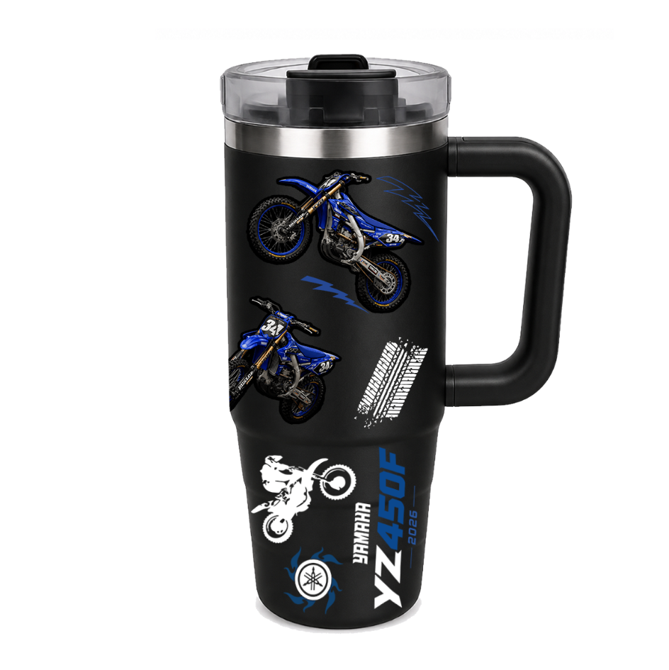 Vasos Térmico | 900ml | Negro | Yamaha YZ450F 2026