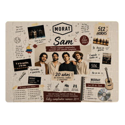 Rompecabeza | Personalizado | Morat | Sam