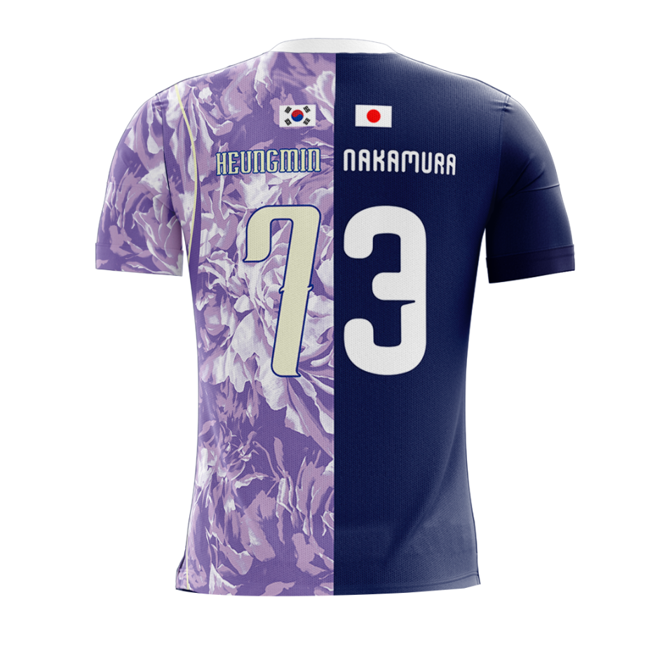 Camisola | Camisola Full Sublimación | Japón x Corea | 2026