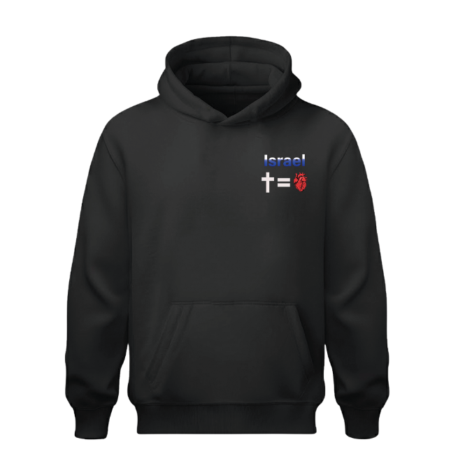 Sudadera negra| Cristiano| Tono azul