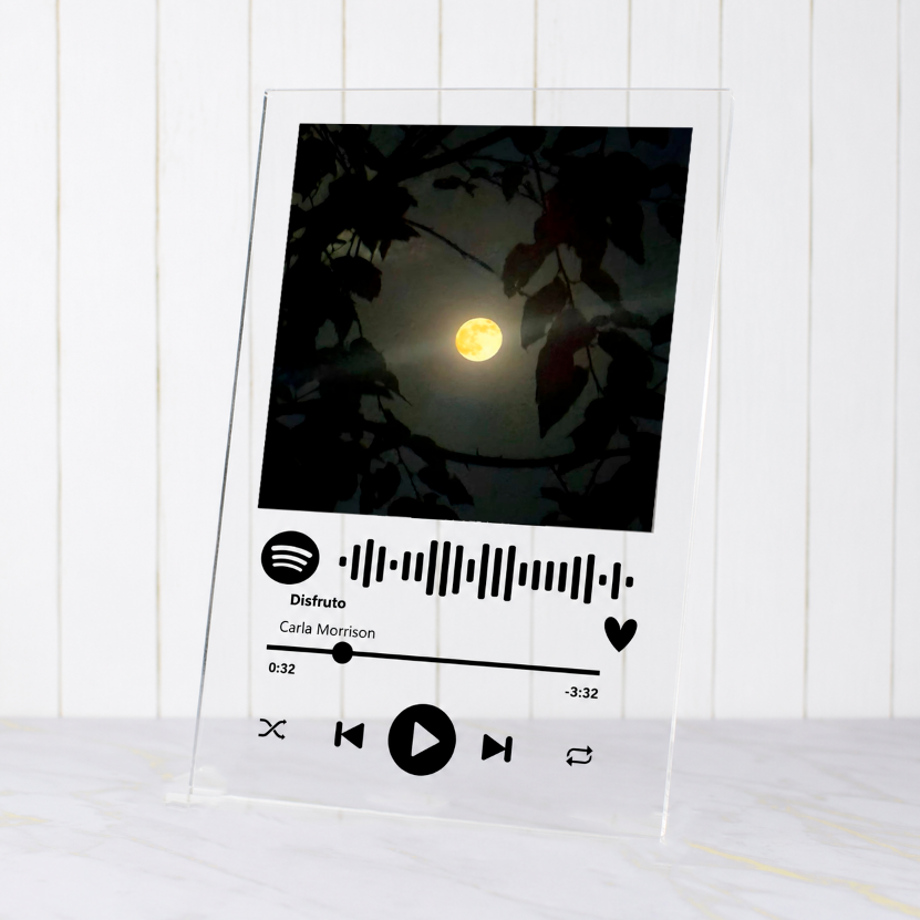 Cuadro Acrílico Spotify | Carla Morrison | Disfruto