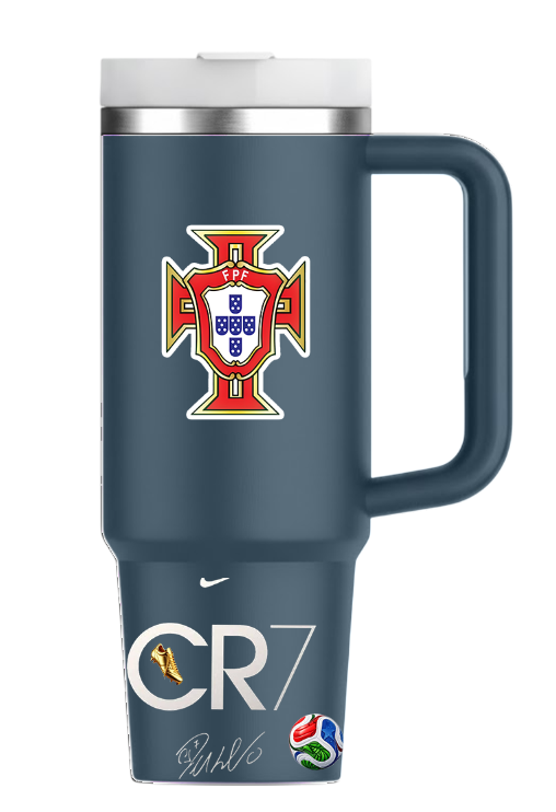 Vaso Térmico 1300ml | Azul Marino | Cristiano Ronaldo| 07