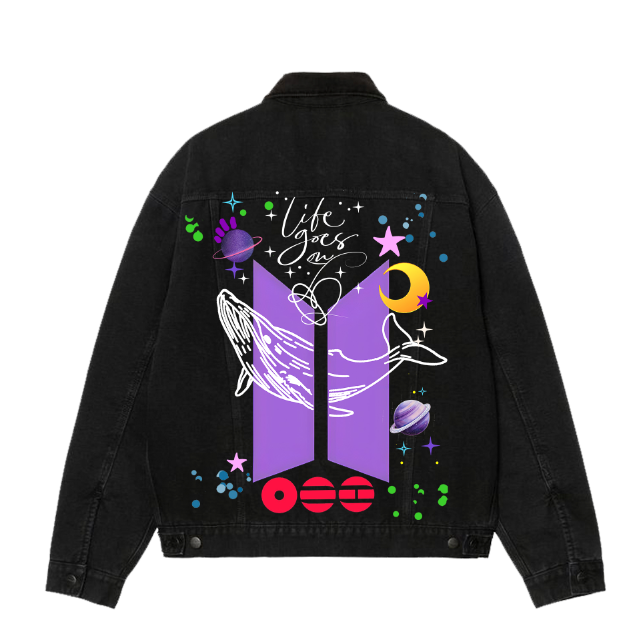 Chaqueta de lona | Mujer | BTS| Muñequitos