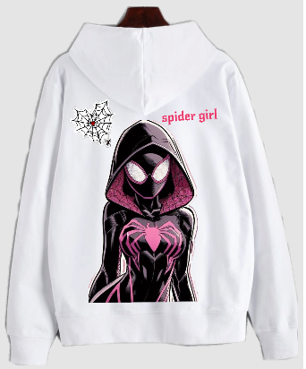 Sudadera | blanco | Hombre Araña | Spider man | spider girl