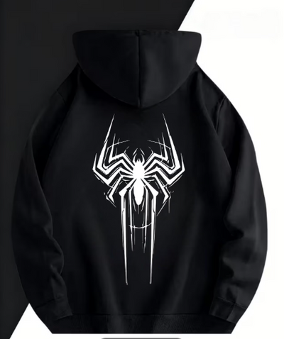 Sudadera | blanco | Hombre Araña | Spider man | sudadera negro araña blanca