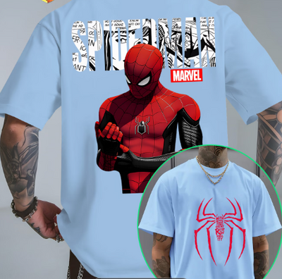 Playera | negro | Hombre araña | spiderman | Estampado de Comic