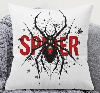 Cojín Personalizado| Blanco | Temática| Spider-Man | Colorida de araña