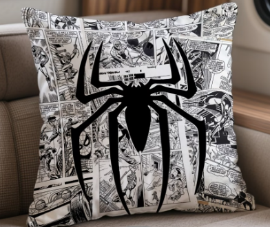 Cojín Personalizado| Blanco | Temática| Spider-Man | Diseño de anime