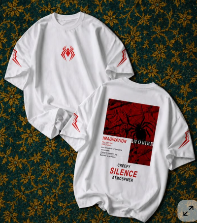 Playera | Blanco | Hombre araña | spiderman | Imaginación
