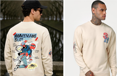 Sudadera | Cuello redondo | Azul | hombre araña | spiderman | Comic street