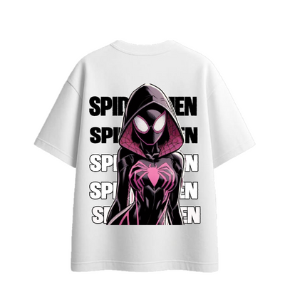 Playera| Blanca |Araña| Enfrente