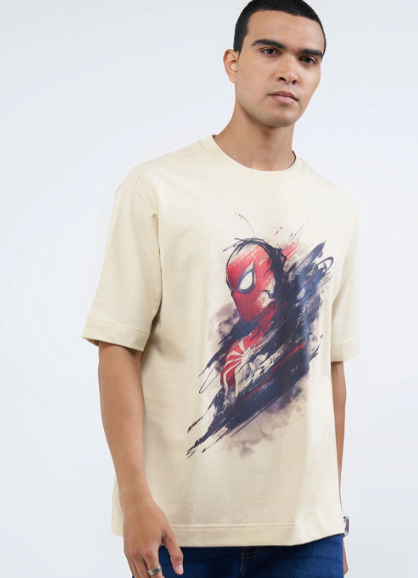 Playera | Negro | Hombre araña | spider man | Marvel | centro rojo (Copia)