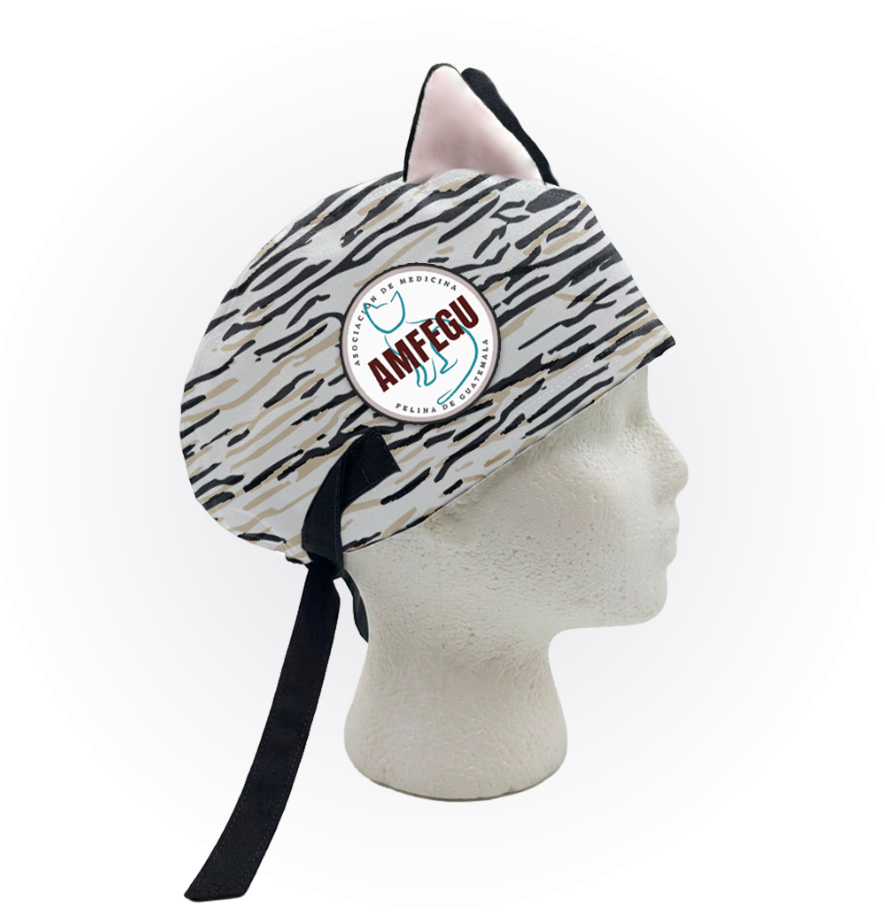 Gorro Quirurgico | Textura pelaje | Con orejas | AMFEGU