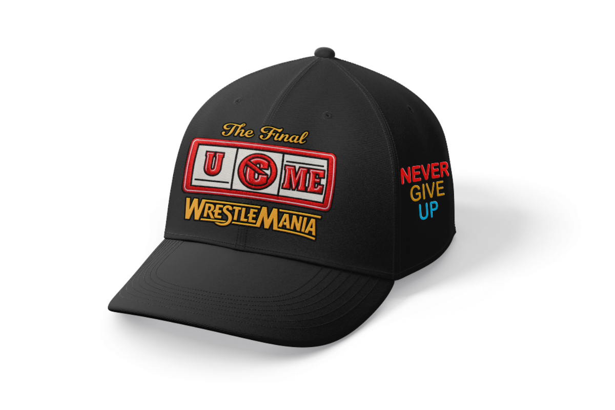 Gorra Personalizada | Negra | John Cena | Final Wrestlemania