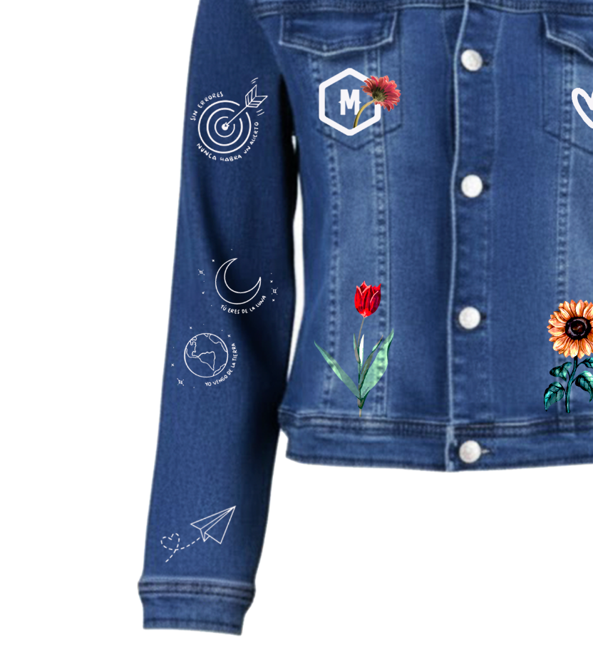Chaqueta de lona | Morat | Girasoles | Dama