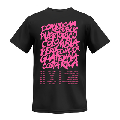 Playera | Negra | Ed Sheeran | Loop Tour | Latinoamerica