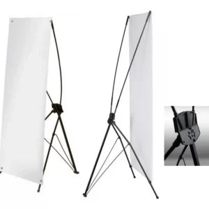 Display tipo X ajustable para negocios 100 cms x 200 cms