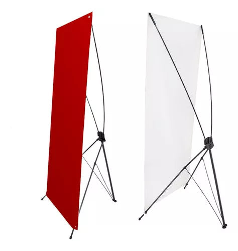 Display tipo X ajustable para negocios 100 cms x 200 cms