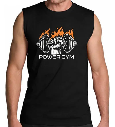 Camiseta negra | GYM | Power GYM