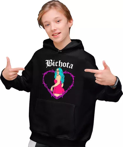 Sudadera Karol G | Negro | Bichota