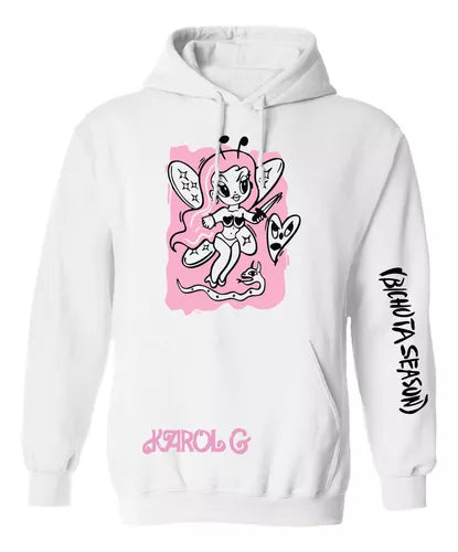 Sudadera Karol G |Blanco | Bichota