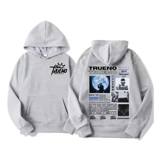 Sudadera Trueno | Trueno | Gris | Albúm de guira de rapper