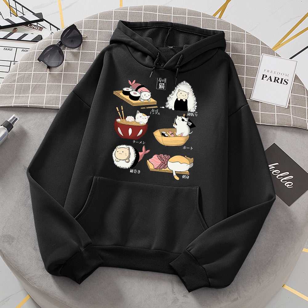Sudaderos Personalizadas | Cuando el gato se convierte en sushi'