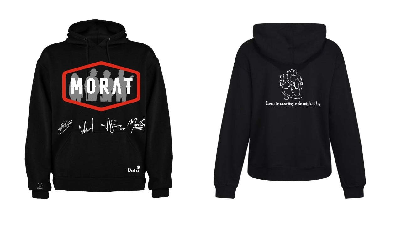 Sudadera Morat | Negro | Firmas | Dani