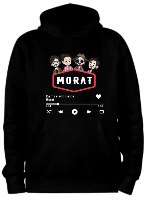 Sudadera Morat | Negro | Demasiado Lejos