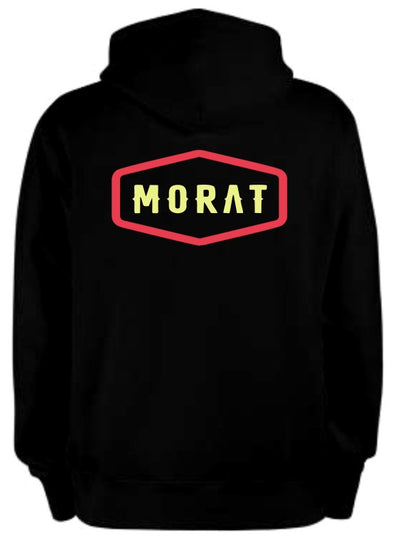 Sudadera Morat | Flurecente | Brilla en la obscuridad ambos lados | Negro | Otras se pierden | Código de Spotify