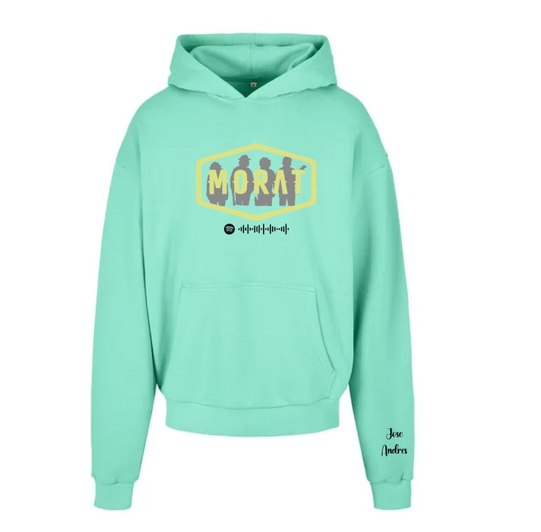Sudadera Morat | Verde Menta | Fluorescente | MORAT | Diseño Cliente Eva