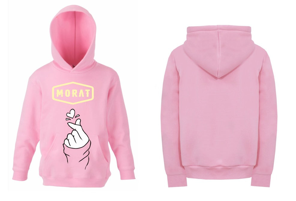 Sudadera Morat | Fluorescente | Brilla en la obscuridad | Rosado | Siempre llego tarde