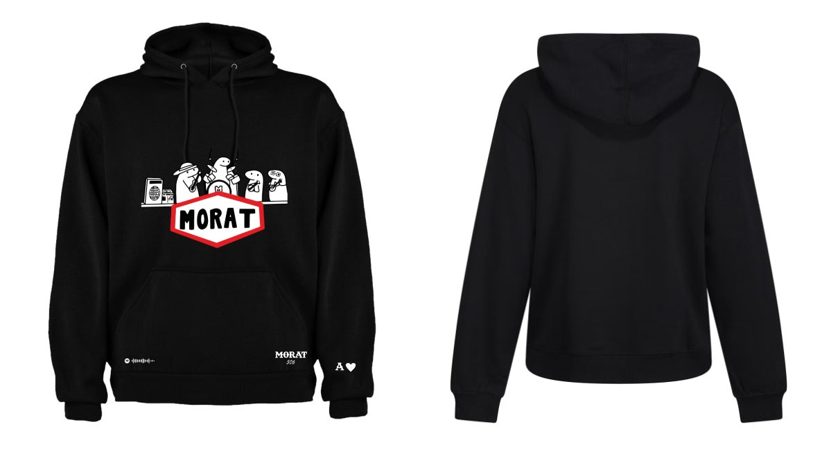 Sudadera Morat | Negro | MORAT | Diseño Cliente A | 506