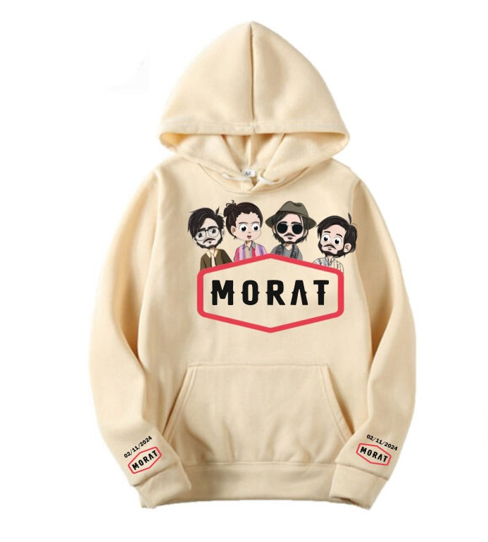 Sudadera Morat | Beige | SETLIST Balas Perdidas | Animado | Fecha de concierto