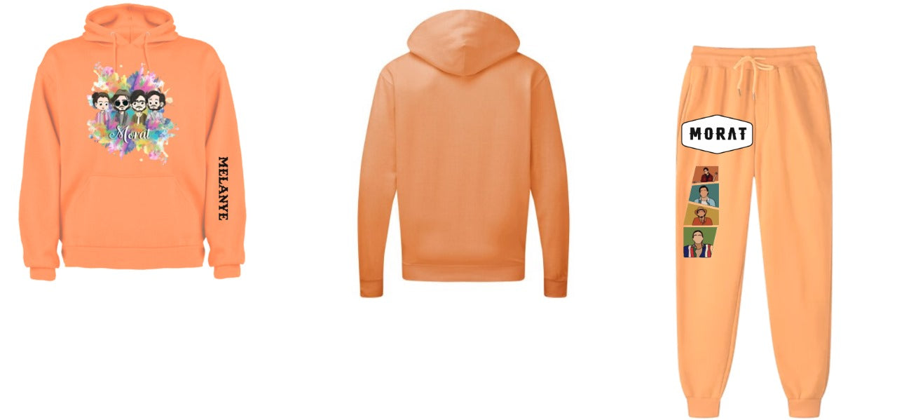 Conjunto | Sudadera Pants | Color Melón | Morat