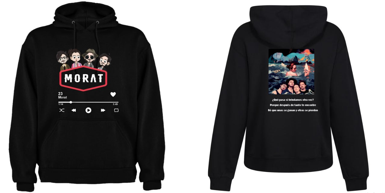 Sudadera Morat | Morat Spotify | 23 | Con Frase y portada de disco