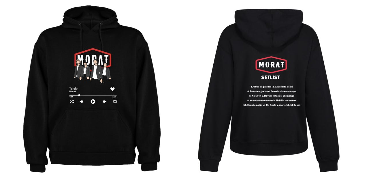 Sudadera Morat | Morat Spotify | Tarde | SETLIST