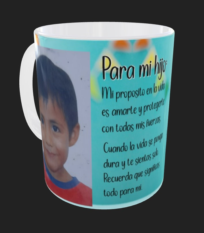 Taza personalizada | Para mi hijo